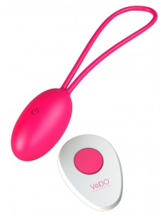 Jajeczko na Pilota Peach Foxy Pink - WIBRATORY NA PILOTA - 1 2