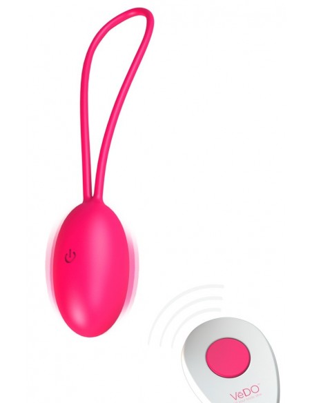 Jajeczko na Pilota Peach Foxy Pink - WIBRATORY NA PILOTA - 3