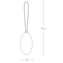 Vibro-Jajko Peach Foxy Pink – Silikonowa Kula Dopochwowa do Treningu Mięśni Dna Miednicy z Paskiem do Wyciągania, 16 cm - 4