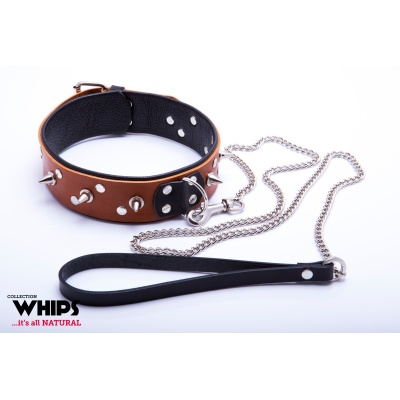 BDSM Whips Obroża Męska Ze Smyczą, Koniakowa - 1 2