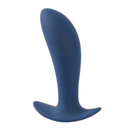 Korek analny z wibracjami Vibrating Butt Plug – 10 trybów, zakrzywiony trzon i szeroka podstawa, długość 12 cm - 2
