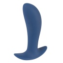 Korek analny z wibracjami Vibrating Butt Plug – 10 trybów, zakrzywiony trzon i szeroka podstawa, długość 12 cm - 3