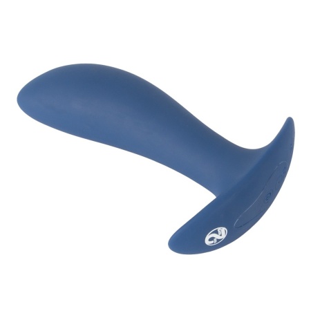 Korek analny z wibracjami Vibrating Butt Plug – 10 trybów, zakrzywiony trzon i szeroka podstawa, długość 12 cm - 4