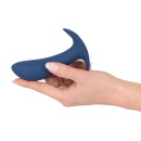 Korek analny z wibracjami Vibrating Butt Plug – 10 trybów, zakrzywiony trzon i szeroka podstawa, długość 12 cm - 5