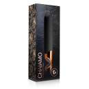 Wibrator Chaiamo Black – silikonowy, 10 trybów, spłaszczona końcówka, 16 cm - 1