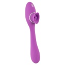 Wibrator króliczek 2 Function Bendable Vibe z ruchomym językiem i giętkim trzonem 22,3 cm - 5