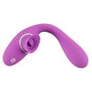 Wibrator króliczek 2 Function Bendable Vibe z ruchomym językiem i giętkim trzonem 22,3 cm - 7