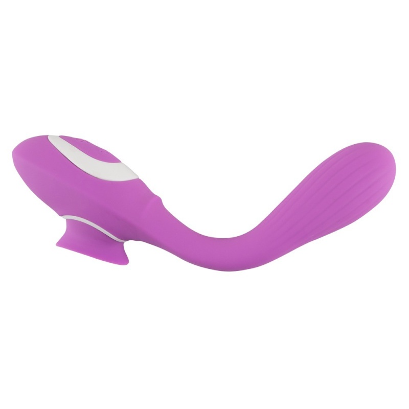Wibrator króliczek 2 Function Bendable Vibe z ruchomym językiem i giętkim trzonem 22,3 cm - 8