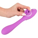 Wibrator króliczek 2 Function Bendable Vibe z ruchomym językiem i giętkim trzonem 22,3 cm - 11