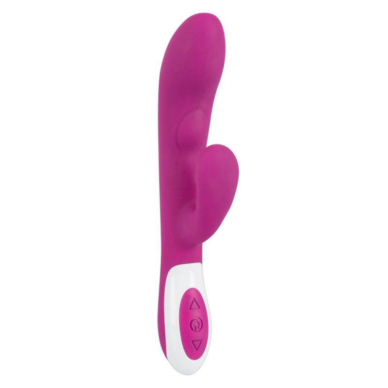 Wibrator Heating Vibe z podgrzewaniem do 42°C, ramieniem do stymulacji łechtaczki i 2 silnikami, 22 cm - 7