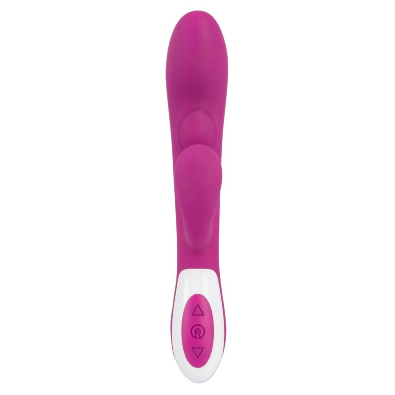 Wibrator Heating Vibe z podgrzewaniem do 42°C, ramieniem do stymulacji łechtaczki i 2 silnikami, 22 cm - 8