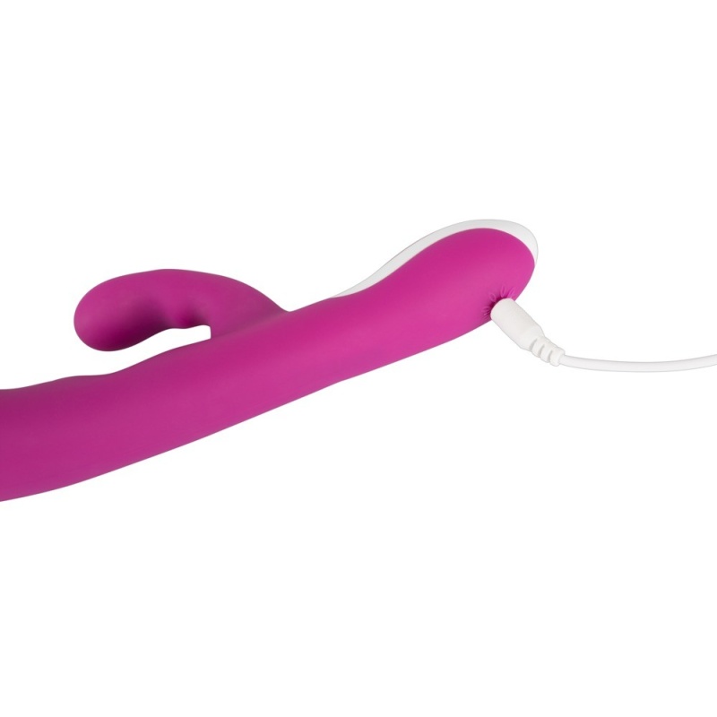 Wibrator Heating Vibe z podgrzewaniem do 42°C, ramieniem do stymulacji łechtaczki i 2 silnikami, 22 cm - 11