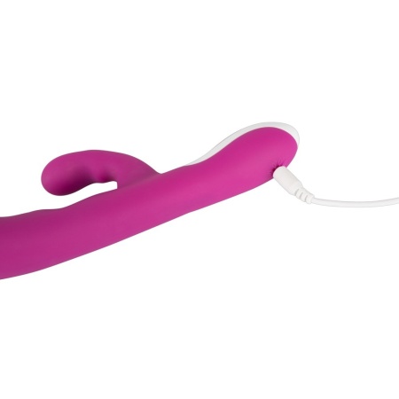 Wibrator Heating Vibe z podgrzewaniem do 42°C, ramieniem do stymulacji łechtaczki i 2 silnikami, 22 cm - 11