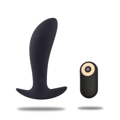 Masażer Prostaty Toyz4Lovers 12 cm, Czarny Silikon - 1