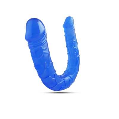 Podwójne Dildo Toyz4Lovers Lily Blue 15 cm (3,5 cm średnicy) Niebieskie - 1 2