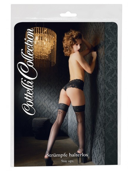 Hold-up Stockings with seam 2 - Pończochy - 1