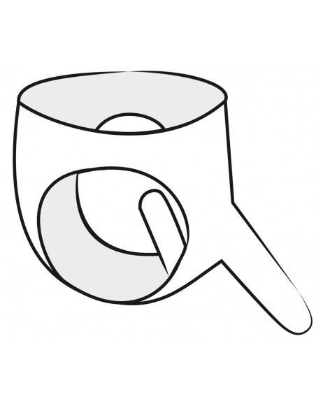 Podwójny Strapon Latex Briefs Black S-L - Strap-ony, dilda na pasku bez wibracji - 4