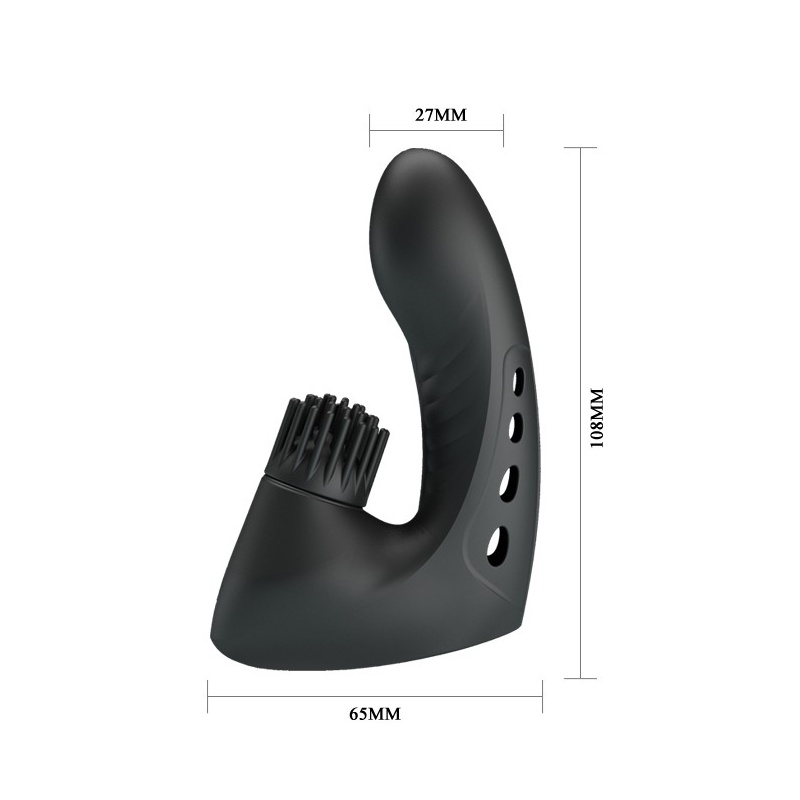 Wibrator na palec Magic Finger Drill z wibracją i rotacją, 18 cm - 4