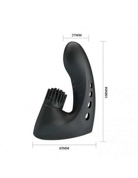 PRETTY LOVE - Magic Finger Drill USB 3 Vibrations 3 Rotations - Nakładki na palce - 4