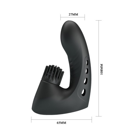 Wibrator na palec Magic Finger Drill z wibracją i rotacją, 18 cm - 4