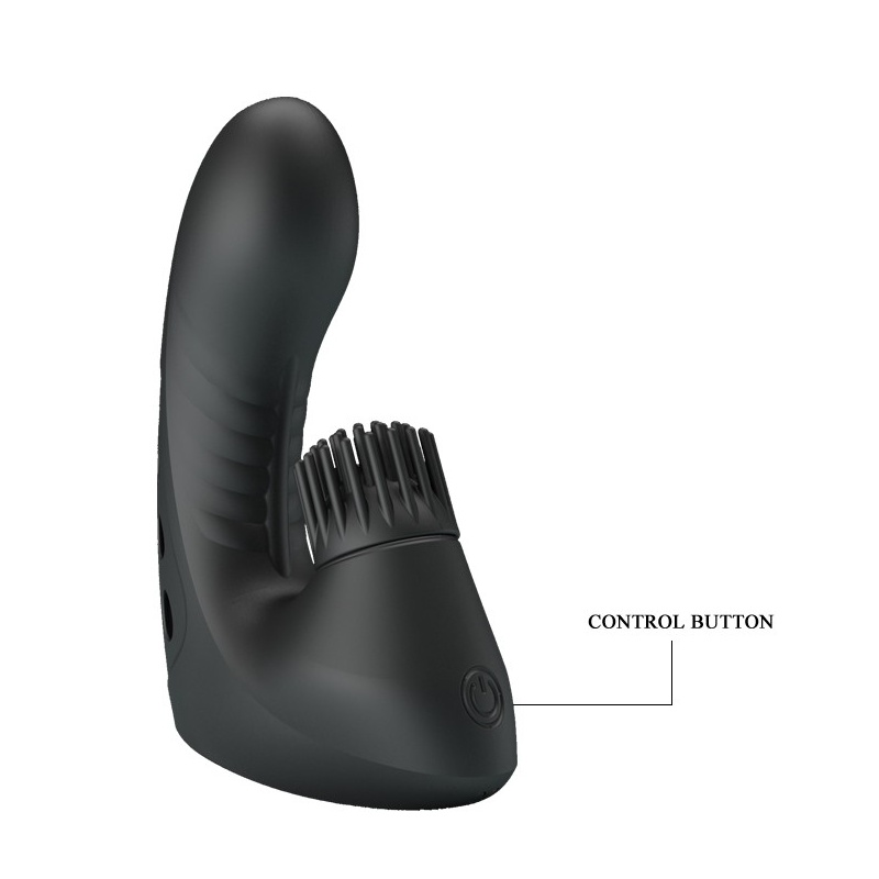 Wibrator na palec Magic Finger Drill z wibracją i rotacją, 18 cm - 5