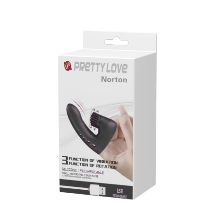 Wibrator na palec Magic Finger Drill z wibracją i rotacją, 18 cm - 8