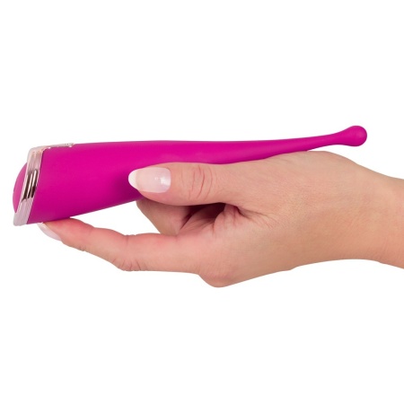 Wibrator punktowy Couples Choice Spot z elastyczną, odgiętą głowicą – dł. 17,5 cm, Ø 1–3,3 cm - 4