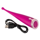 Wibrator punktowy Couples Choice Spot z elastyczną, odgiętą głowicą – dł. 17,5 cm, Ø 1–3,3 cm - 5