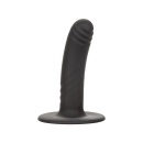 Dildo Boundless Ridged 12 cm z karbowanym trzonem i przyssawką - 1