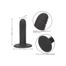Dildo Boundless Ridged 12 cm z karbowanym trzonem i przyssawką - 5