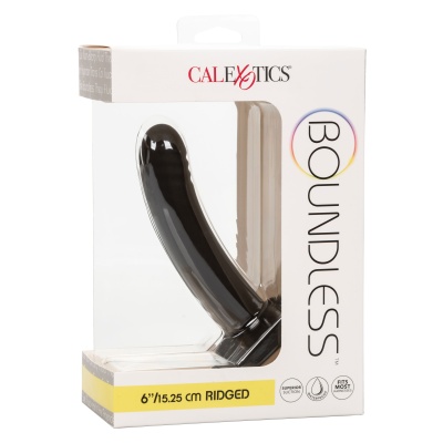 Dildo Boundless Ridged z wypustkami i przyssawką 15,25 cm - 1 2