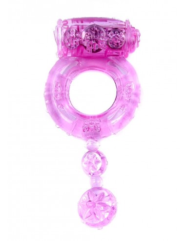 Pierścień na Penisa z Wibracjami z Dzwoneczkiem COCKRING - Pierścienie erekcyjne wibrujące - 1