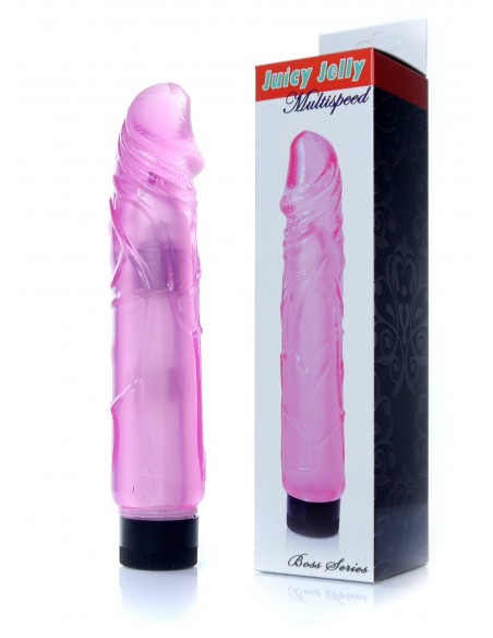 Wibrator Juicy Jelly - Multispeed Pink - Wibratory żelowe - 1