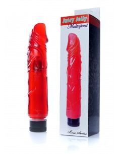 Wibrator Juicy Jelly - Multispeed Red - Wibratory żelowe - 1