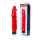 Wibrator Juicy Jelly Multispeed Red z płynną regulacją wibracji, TPR, 22 cm długości i 4 cm średnicy - 1