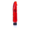 Wibrator Juicy Jelly Multispeed Red z płynną regulacją wibracji, TPR, 22 cm długości i 4 cm średnicy - 2