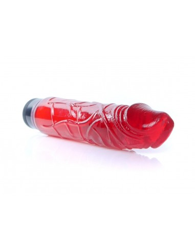Wibrator Juicy Jelly - Multispeed Red - Wibratory żelowe - 5