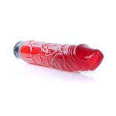 Wibrator Juicy Jelly Multispeed Red z płynną regulacją wibracji, TPR, 22 cm długości i 4 cm średnicy - 5