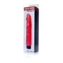 Wibrator Juicy Jelly Multispeed Red z płynną regulacją wibracji, TPR, 22 cm długości i 4 cm średnicy - 6