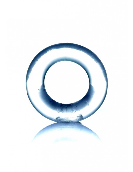 Pierścień erekcyjny Cockring Clear - Pierścienie erekcyjne niewibrujące - 4