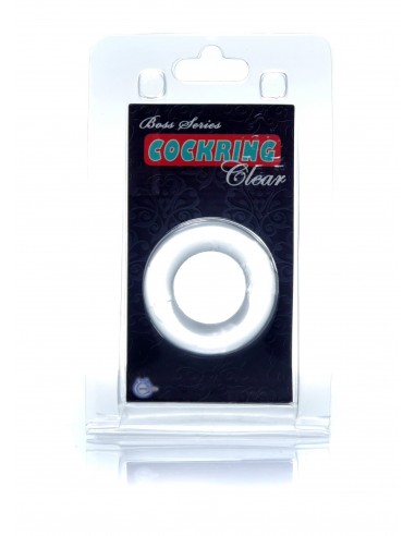 Pierścień erekcyjny Cockring Clear - Pierścienie erekcyjne niewibrujące - 2