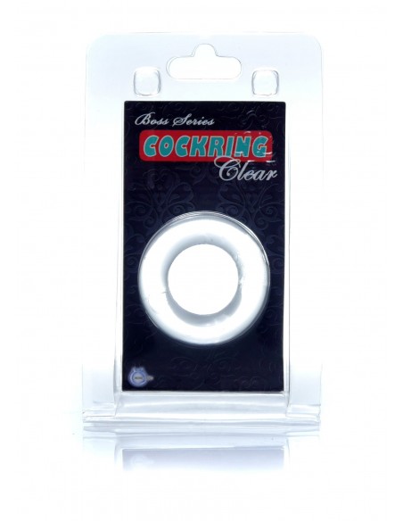 Pierścień erekcyjny Cockring Clear - Pierścienie erekcyjne niewibrujące - 2