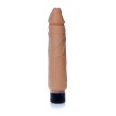 Wibrator Real Skin Flesh - realistyczna skóra Cyber (TPE), regulacja wibracji, długość 22 cm - 4