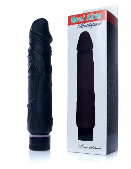 Wibrator Real Skin - Black - Wibratory Realistyczne - 1
