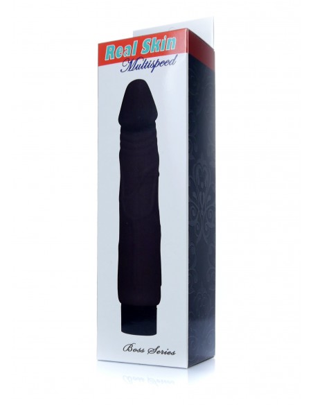 Wibrator Real Skin - Black - Wibratory Realistyczne - 6