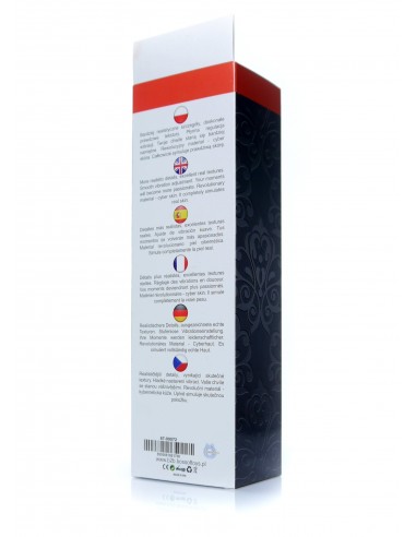 Wibrator Real Skin - Black - Wibratory Realistyczne - 7