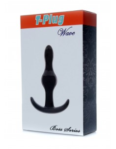 Korek Analny T-Plug Wave - Małe Korki Analne - 1 2