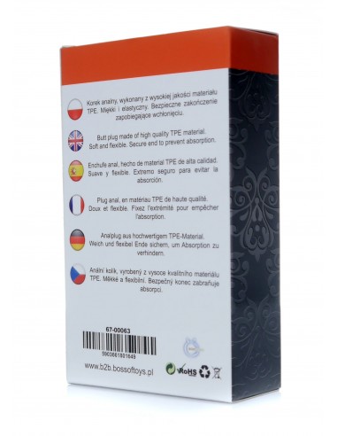 Korek Analny T-Plug Wave - Małe Korki Analne - 4