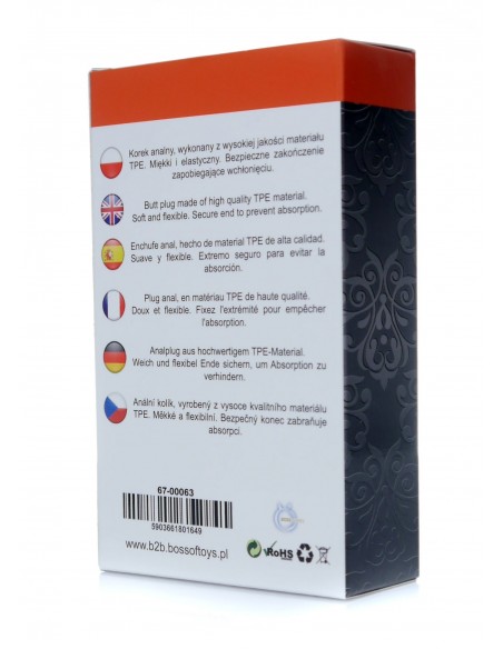 Korek Analny T-Plug Wave - Małe Korki Analne - 4