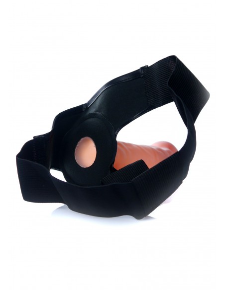 Przedłużenie Penisa Z Cyberskóry Na Pasku Hollow Strap-On - Strap-ony, dilda na pasku bez wibracji - 6